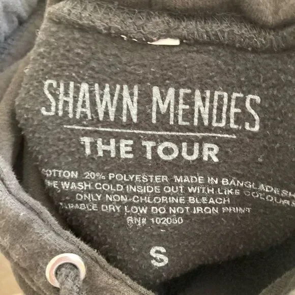 Womens Unisex Shawn Mendes The Tour Music Artist Band Tour Hoodie Sweatshirt - Picture 4 of 4